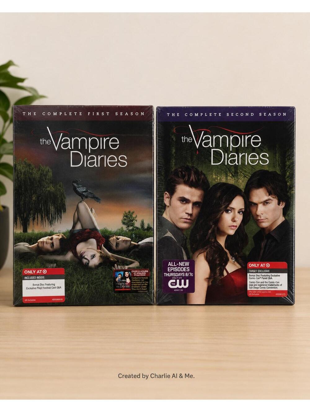The Vampire Diaries DVD Lot Seasons 1 & 2 Complete Sealed Target Exclusive